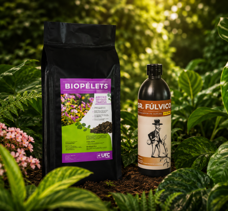 Comparativa y guía de uso combinado: Sr. Fúlvico + Biopélets de UFC Agricultura Regenerativa